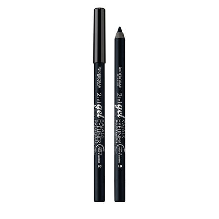 Deborah Milano Kajal 2-in-1 Eyeliner and Waterproof Eyeliner 01 Black 1.21g
