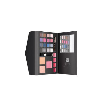Deborah Milano Women's Makeup Book Volume 2 Cold Tones Gift Set Including Eyeshadow Palettes, Gloss, Lipsticks, and Face Powder in Various Finishes and Colors - Made from FSC Paper