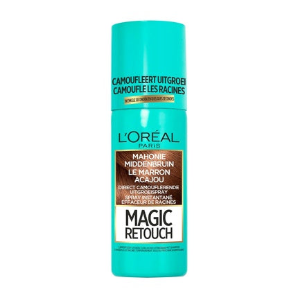 L'Oreal  Magic Retouch Instant Root Touch Up Spray Mahogany Medium Brown 75ml