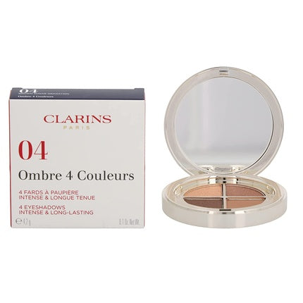 Clarins Ombre 4 Couleurs Eyeshadow Palette 04 Brown Sugar Gradation - 4.2g
