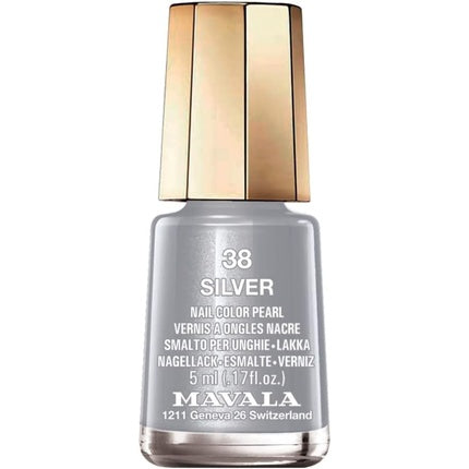 Mavala Mini Nail Polish 38 Silver 5ml