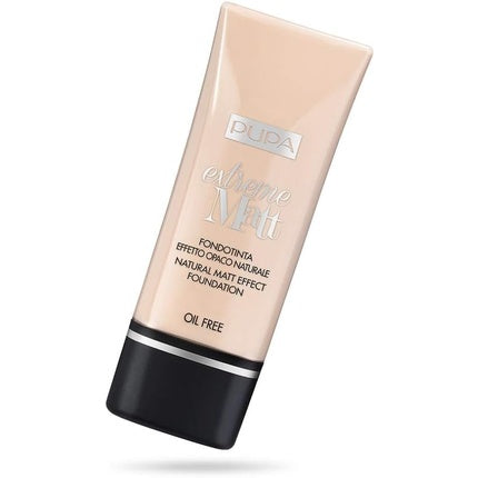 Pupa Extreme Matt Oil Free Foundation with Natural Matt Effect, 010 Porcelain 30ml