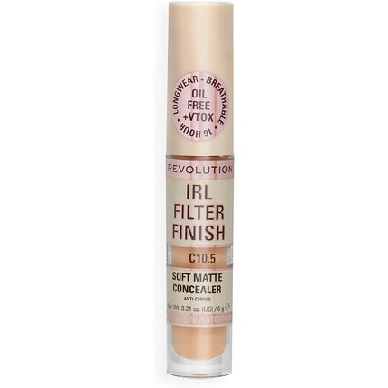 Makeup Revolution IRL Filter Finish Concealer Medium to Full Coverage 6g C10.5