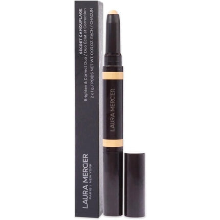 Laura Mercier Secret Camouflage Concealer Duo Stick 3W Medium with Warm Undertones For Women 0.06 oz Concealer Beige 1.7g
