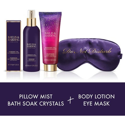 Baylis＆Harding Midnight Fig＆Pomegranate豪华美容睡眠礼品套装