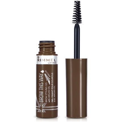 Rimmel London Brow This Way Brow Styling Gel with Argan Oil 5ml Medium Brown