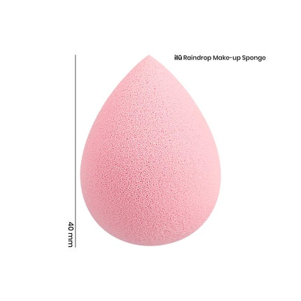 T4B ILU Rosa Tropfenförmige Medium Makeup Schwamm Für Foundation, Concealer Und Puder