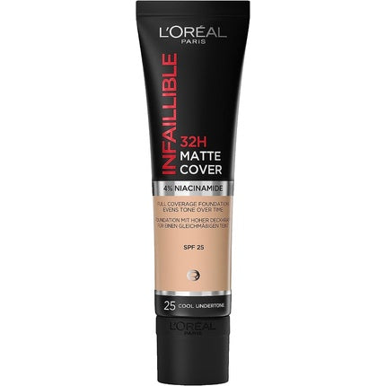 L'Oreal Paris Infallible 24h Matte Cover Foundation 25 Rose Ivory