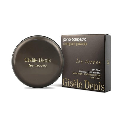 GISELE DENIS Les Terres Compact Powder No. 1 Sinai Makeup Bronzing 15g