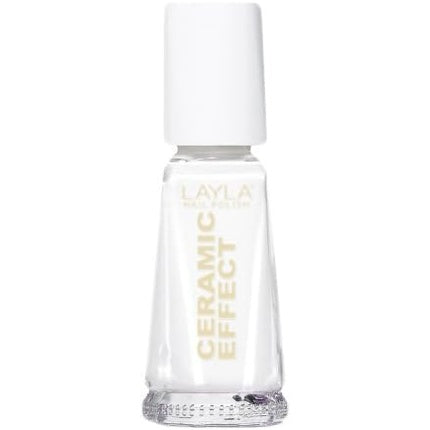 Smalto Layla Ceramic Effect Pure White Nail Polish N.36