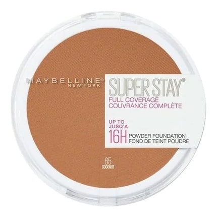 Maybelline SuperStay 16H Full Coverage Powder Foundation 65 Coconut