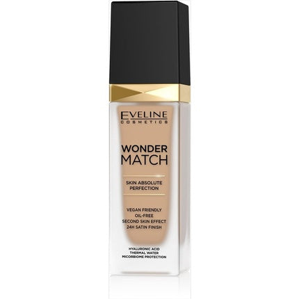 Eveline Wonder Match Luxury Foundation Adjusting 30 Cool Beige 30ml