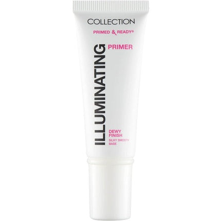 Collection Cosmetics Primed and Ready Illuminating Primer Dewy Finish For Dry Skin 25ml Pearl