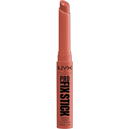 NYX Professional Makeup Correcting Concealer Stick Covers Blemishes Dark Spots Discoloration 12H Wear Vegan Formula Pro Fix Stick 0.5 Apricot