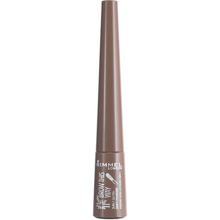 Rimmel London Brow Shake Filling Powder for Foolproof, Natural Looking, Thick Brows