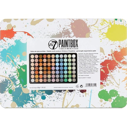 W7 Paintbox 77 Eye Shadow Colors