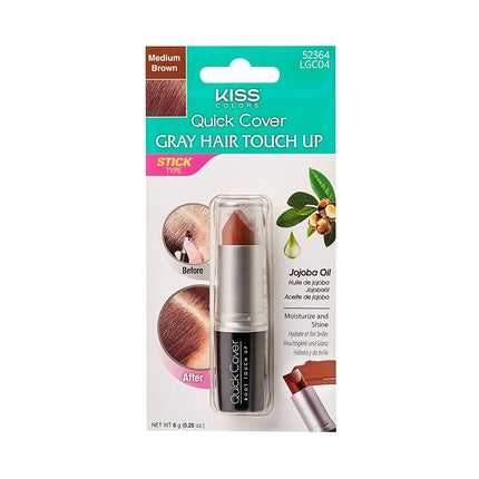 KISS Quick Cover Gray Hair Touch Up Stick Brown