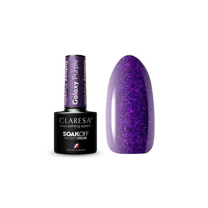 Galaxy Purple UV Nail Polish 5ml Claresa