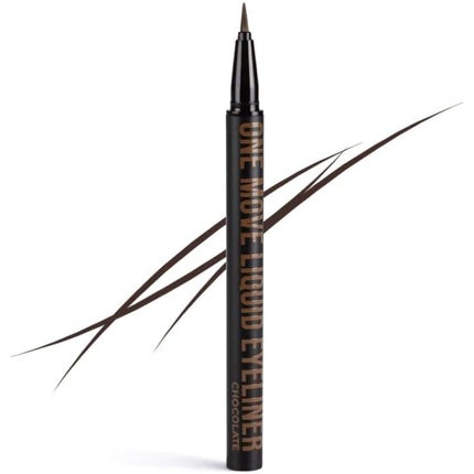 Inglot One Move Liquid Eyeliner Waterproof Formula Delicate Matte Finish Chocolate 0.55ml
