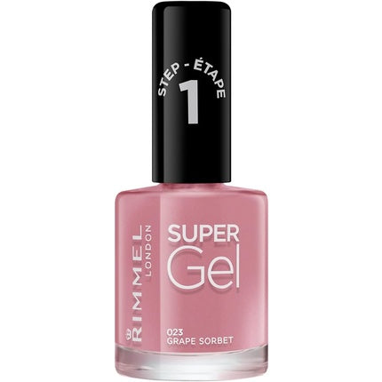 Rimmel London Super Gel by Kate Moss Nail Polish Shade 12 Soul Session Nude Pearl-Effect Pink