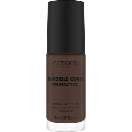 Catrice Invisible Cover Foundation 30ml 095N Moisturizing Long-Lasting Natural for Dry Skin Vegan Oil-Free Paraben-Free Microplastic-Free