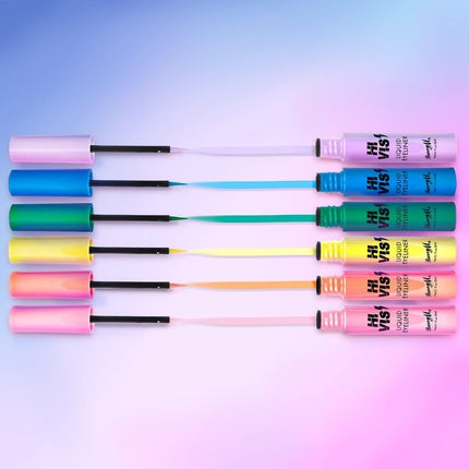 Barry M Hi Vis Neon Liquid Eyeliner Fire Up Orange Shade 3ml